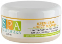 АЛЬГАНИКА. Крем-гель для тела «Juicy Mango» 250мл. с экстрактами манго и ананаса, комплексом масел, хитозаном купить в Рыбинске